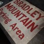 Friday the 13th Jason Voorhees Parking Area Original Production Used Sign Prop