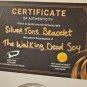 The Walking Dead Original Production Used Daryl Scavenged Silver Bracelet Prop