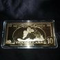 Extremely Rare! Scrooge McDuck Ten Dollar Gold Banknote LE of 150 Coin Bar