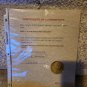 Slither 2006 Original Screen Used Big Piece of Gray Meteor Shell Movie Prop