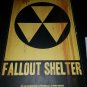 Extremely Rare! Man Down Original Screen Used Fallout Shelter Sign Movie Prop