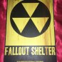 Extremely Rare! Man Down Original Screen Used Fallout Shelter Sign Movie Prop