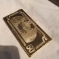 Extremely Rare! Disney Scrooge McDuck $50 Hard Life Gold LE of 150 Money Bin Bar