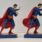 Extremely Rare! Superman Classic Figurine Bookends Statue Set