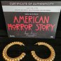 AHS American Horror Story Hotel Original Screen Used Lady Gaga Earrings Prop