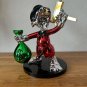 Walt Disney Scrooge McDuck as Bank Robber with Golden Uzi Big Figurine Statue
