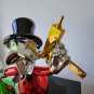 Walt Disney Scrooge McDuck as Bank Robber with Golden Uzi Big Figurine Statue
