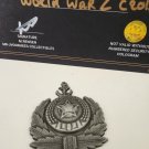 Brad Pitt World War Z 2013 Original Screen Used Ship Captain Cap Badge Prop