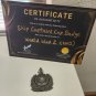 Brad Pitt World War Z 2013 Original Screen Used Ship Captain Cap Badge Prop