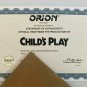 Extremely Rare! Child's Play Chucky Original Screen Used Pugg Room Poster Prop