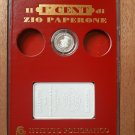 Walt Disney Scrooge McDuck First Cent Silver Coin Including 100 gram Silver Bar