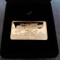 Extremely Rare! Walt Disney Ducktales Gold Plated bar 24K LE of 2000 in Box