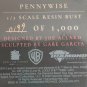 Extremely Rare! Stephen King IT Pennywise Clown Figurine LE of 1000 Bust Statue