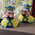 Extremely Rare! Tintin Jansen and Jansen Twins St Emett Figurine Bust Statue Set