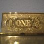 Extremely Rare! Walt Disney Uncle Scrooge $1 Duckburg Gold Banknote LE Bar Coin