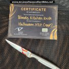 Halloween H20 Original Production Used Michael Myers Bloody Small Knife Prop