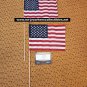 SOA Sons of Anarchy Original Screen Used Jack Teller Jax Memorial USA Flags Prop