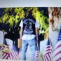 SOA Sons of Anarchy Original Screen Used Jack Teller Jax Memorial USA Flags Prop