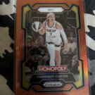 2024 Panini Monopoly Prizm Orange Chennedy Carter #/124 Sky
