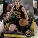 2023-24 Bowman Chrome University Caitlin Clark #34 Iowa Hawkeyes Chrome NM-MT
