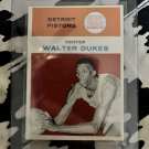 1961-62 Fleer Walter Dukes #11 Detroit Pistons Vintage Basketball Card