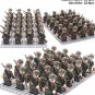 264pcs WW2 Periods 7 Countries Army Set Collectible Minifigures Set