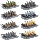 120pcs Amphibious Landing Boat Minifigures Army Set 8 Variants