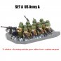120pcs Amphibious Landing Boat Minifigures Army Set 8 Variants