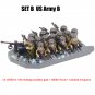 120pcs Amphibious Landing Boat Minifigures Army Set 8 Variants