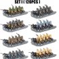 120pcs Amphibious Landing Boat Minifigures Army Set 8 Variants