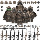 6pcs US Army Special Forces Sniper Camouflage Soldiers Minifigures Toy Set 6pcs US Army Special Forces Sniper Camouflage Soldiers Minifigures Toy Set