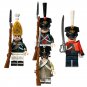 Napoleonic Wars 7 Countries Army Soldiers Custom 24 Minifigures Lot