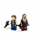 Star Wars Han Solo & Chewbacca 2 Minifigures Lot