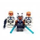 Star Wars Ahsoka 332nd Clone Troopers 3 Minifigures Lot