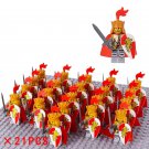 Medieval Red Lion Captain 21 Minifigures Set