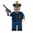 1pc WWII German Navy Officer Custom Minifigure
