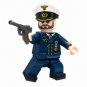 1pc WWII German Navy Officer Custom Minifigure