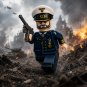 1pc WWII German Navy Officer Custom Minifigure