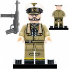 1pc WWII German U Boat Commander Custom Minifigure