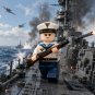 1pc WWII German Navy Sailor Rifleman Custom Minifigure