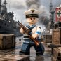 1pc WWII German Navy Sailor Rifleman Custom Minifigure