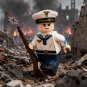 1pc WWII German Navy Sailor Rifleman Custom Minifigure