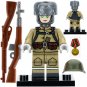 1pc WWII Soviet Infantry SVT 40 Rifleman Custom Minifigure