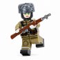 1pc WWII Soviet Infantry SVT 40 Rifleman Custom Minifigure