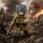 1pc WWII Soviet Infantry PPS Submachine Gunner Custom Minifigure