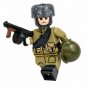 1pc WWII Soviet Infantry SKS Rifleman Custom Minifigure