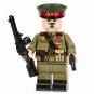 1pc WWII Soviet Officer with PPS 43 Custom Minifigure