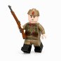 1pc WWII Soviet Rifleman with Mosin Nagant M1891 Minifigure