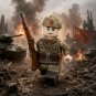1pc WWII Soviet Scoped Mosin Nagant Rifleman Minifigure