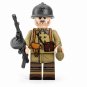 1pc WWII French Infantry Machine Gunner Minifigure